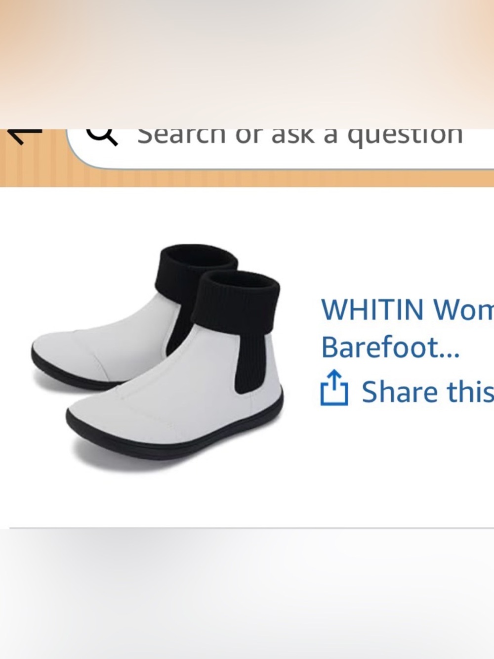 Whitin Black and White Chelsea Boots